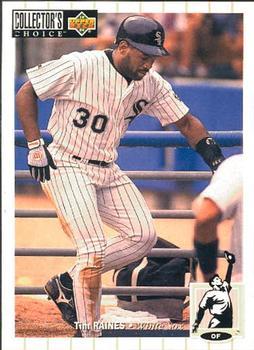#385 Tim Raines - Chicago White Sox - 1994 Collector's Choice Baseball