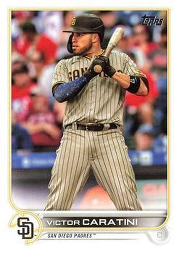 #385 Victor Caratini - San Diego Padres - 2022 Topps Baseball