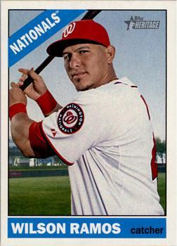 #385 Wilson Ramos - Washington Nationals - 2015 Topps Heritage Baseball