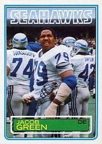 #385 Jacob Green - Seattle Seahawks - 1983 Topps Football