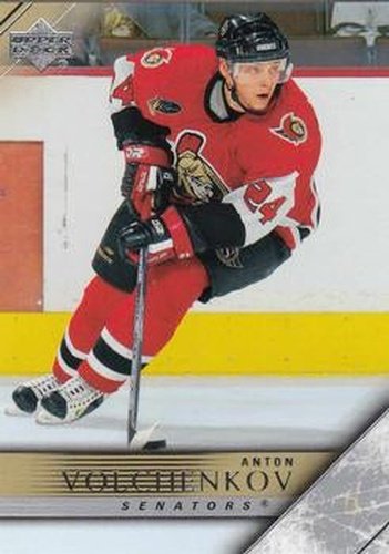 #385 Anton Volchenkov - Ottawa Senators - 2005-06 Upper Deck Hockey