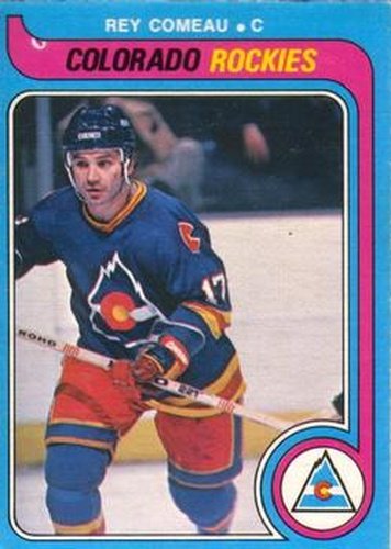 #385 Rey Comeau - Colorado Rockies - 1979-80 O-Pee-Chee Hockey
