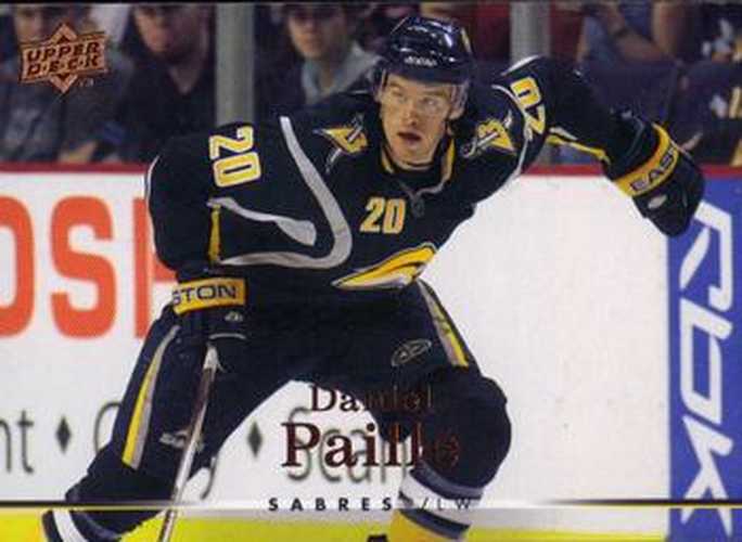 #385 Daniel Paille - Buffalo Sabres - 2007-08 Upper Deck Hockey