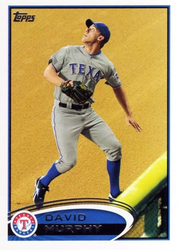 #385 David Murphy - Texas Rangers - 2012 Topps Baseball