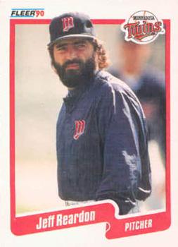 #385 Jeff Reardon - Minnesota Twins - 1990 Fleer USA Baseball