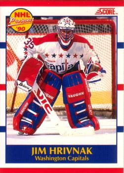 #386 Jim Hrivnak - Washington Capitals - 1990-91 Score Canadian Hockey