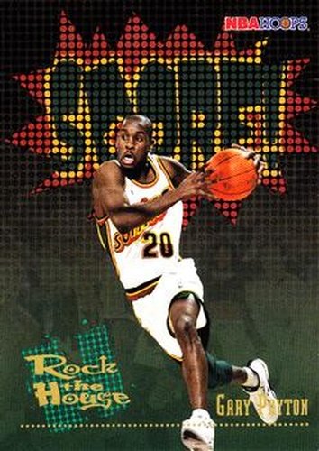 #386 Gary Payton - Seattle SuperSonics - 1995-96 Hoops Basketball