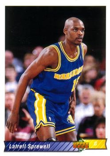 #386 Latrell Sprewell - Golden State Warriors - 1992-93 Upper Deck Basketball