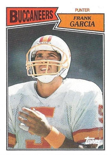 #386 Frank Garcia - Tampa Bay Buccaneers - 1987 Topps Football