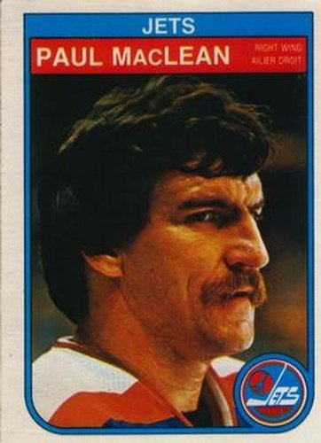 #386 Paul MacLean - Winnipeg Jets - 1982-83 O-Pee-Chee Hockey