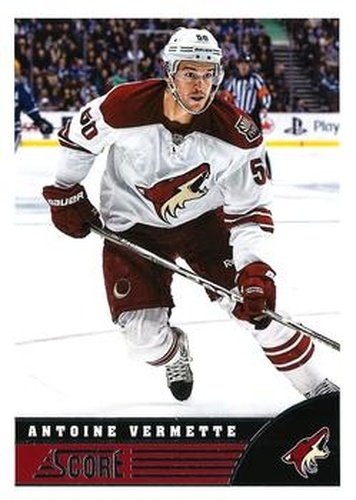 #386 Antoine Vermette - Phoenix Coyotes - 2013-14 Score Hockey