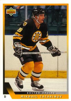 #386 Mikhail Tatarinov - Boston Bruins - 1993-94 Upper Deck Hockey