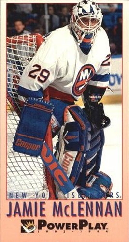#386 Jamie McLennan - New York Islanders - 1993-94 Fleer PowerPlay Hockey