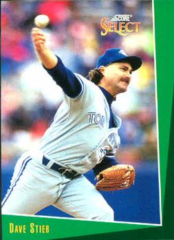 #386 Dave Stieb - Toronto Blue Jays - 1993 Select Baseball