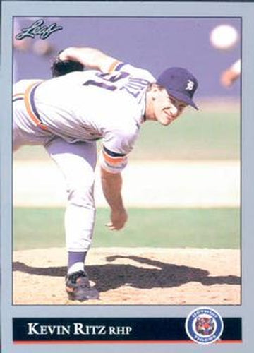 #386 Kevin Ritz - Detroit Tigers - 1992 Leaf Baseball