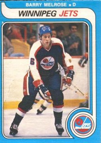 #386 Barry Melrose - Winnipeg Jets - 1979-80 O-Pee-Chee Hockey