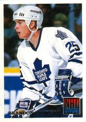 #386 Brandon Convery - Toronto Maple Leafs - 1994-95 O-Pee-Chee Premier Hockey
