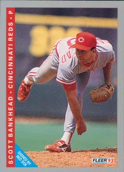 #386 Scott Bankhead - Cincinnati Reds - 1993 Fleer Baseball