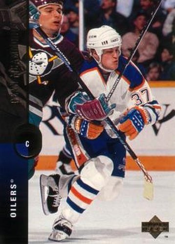 #386 Dean McAmmond - Edmonton Oilers - 1994-95 Upper Deck Hockey