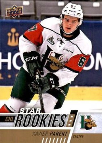 #386 Xavier Parent - Halifax Mooseheads - 2017-18 Upper Deck CHL Hockey