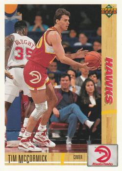 #386 Tim McCormick - Atlanta Hawks - 1991-92 Upper Deck Basketball