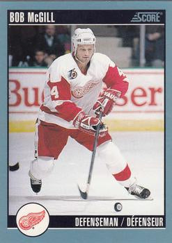 #386 Bob McGill - Detroit Red Wings - 1992-93 Score Canadian Hockey