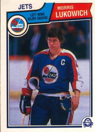 #386 Morris Lukowich - Winnipeg Jets - 1983-84 O-Pee-Chee Hockey