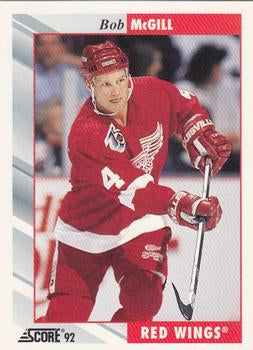 #386 Bob McGill - Detroit Red Wings - 1992-93 Score USA Hockey