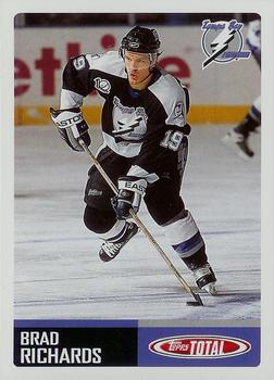 #386 Brad Richards - Tampa Bay Lightning - 2002-03 Topps Total Hockey