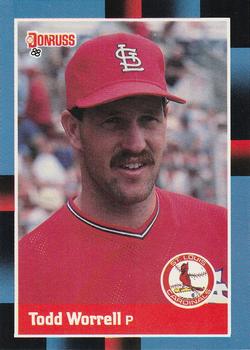 #386 Todd Worrell - St. Louis Cardinals - 1988 Donruss Baseball