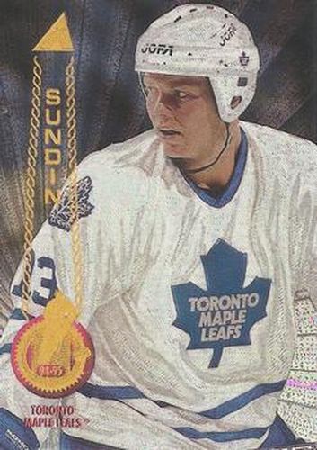 #386 Mats Sundin - Toronto Maple Leafs - 1994-95 Pinnacle Hockey - Rink Collection