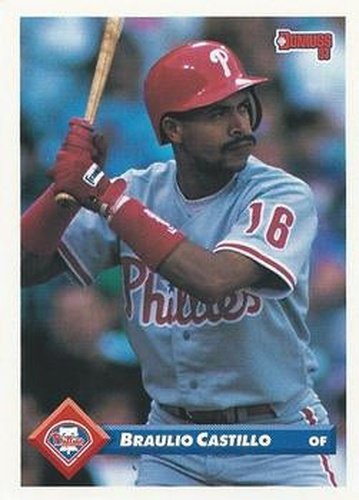 #386 Braulio Castillo - Philadelphia Phillies - 1993 Donruss Baseball