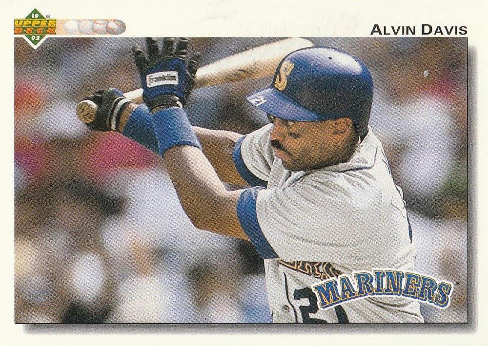 #386 Alvin Davis - Seattle Mariners - 1992 Upper Deck Baseball