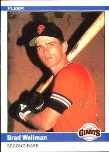 #386 Brad Wellman - San Francisco Giants - 1984 Fleer Baseball