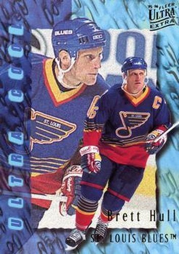 #386 Brett Hull - St. Louis Blues - 1995-96 Ultra Hockey