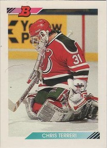 #386 Chris Terreri - New Jersey Devils - 1992-93 Bowman Hockey