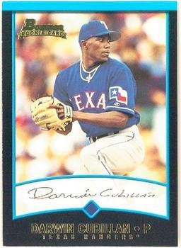 #386 Darwin Cubillan - Texas Rangers - 2001 Bowman Baseball