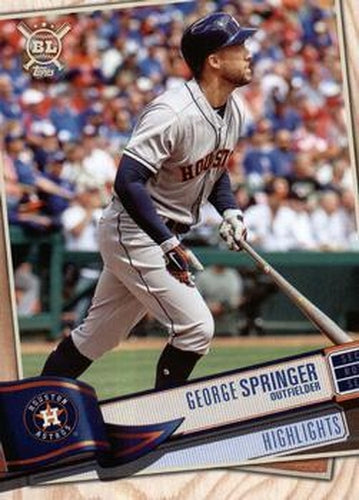 #386 George Springer - Houston Astros - 2019 Topps Big League Baseball