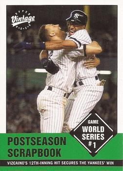 #386 Jose Vizcaino - New York Yankees - 2001 Upper Deck Vintage Baseball
