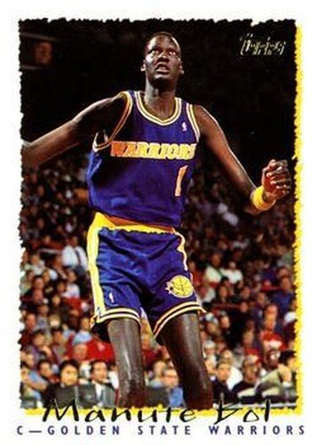 #386 Manute Bol - Golden State Warriors - 1994-95 Topps Basketball