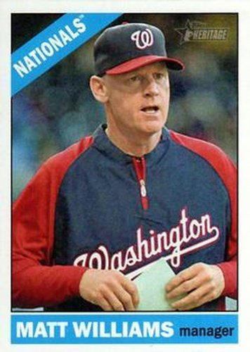 #386 Matt Williams - Washington Nationals - 2015 Topps Heritage Baseball