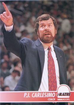 #386 P.J. Carlesimo - Portland Trail Blazers - 1994-95 Hoops Basketball