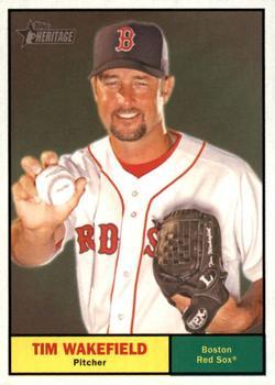 #386 Tim Wakefield - Boston Red Sox - 2010 Topps Heritage Baseball