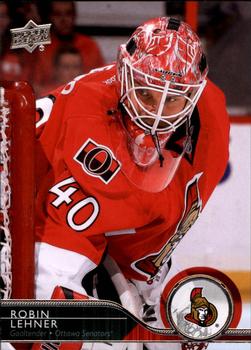 #386 Robin Lehner - Ottawa Senators - 2014-15 Upper Deck Hockey