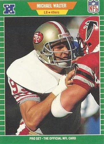 #386 Michael Walter - San Francisco 49ers - 1989 Pro Set Football