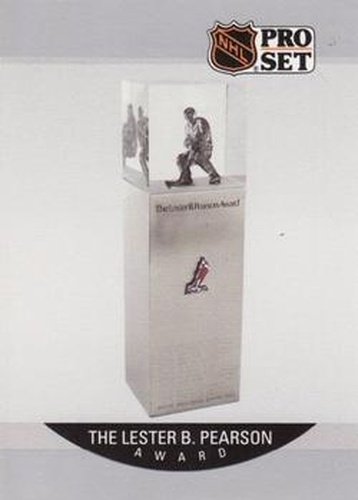 #386 The Lester B. Pearson Award- 1990-91 Pro Set Hockey