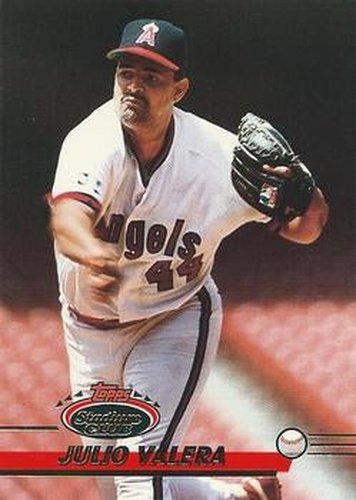 #386 Julio Valera - California Angels - 1993 Stadium Club Baseball