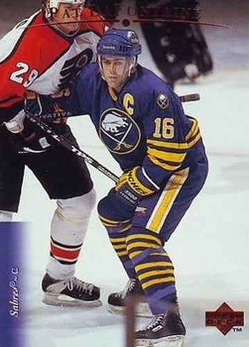 #386 Pat LaFontaine - Buffalo Sabres - 1995-96 Upper Deck Hockey