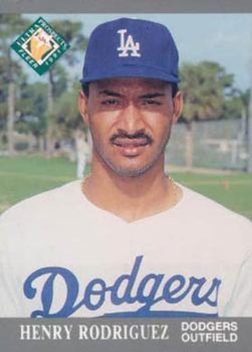 #386 Henry Rodriguez - Los Angeles Dodgers - 1991 Ultra Baseball