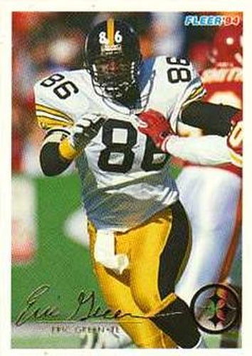 #386 Eric Green - Pittsburgh Steelers - 1994 Fleer Football